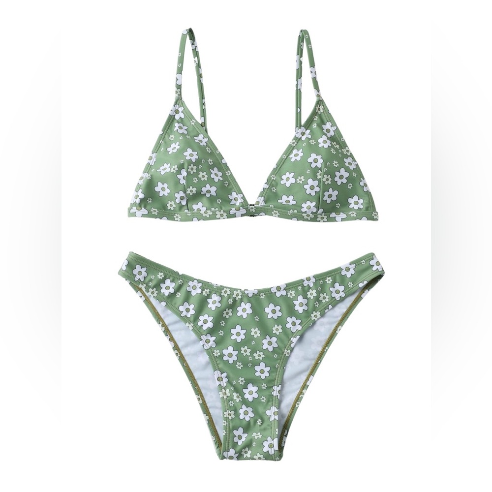 NWT Floerns Floral Print Bikini